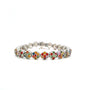 Multi Sapphire Bracelet in .925 Sterling Silver - KSD 48508 - Zyrola
