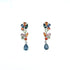 Multi Sapphire Earring in .925 Sterling Silver - KST 59282 - Zyrola