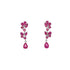 Multi Sapphire Earring in .925 Sterling Silver - KST 59282 - Zyrola