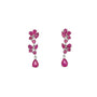 Multi Sapphire Earring in .925 Sterling Silver - KST 59282 - Zyrola