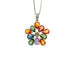 Multi Sapphire Pendant in .925 Sterling Silver - KSP 35988 - Zyrola