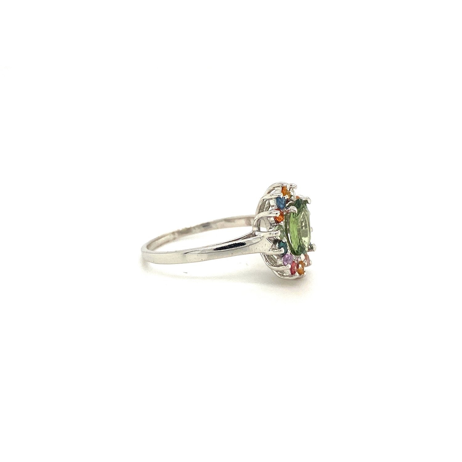 Multi Sapphire Ring in .925 Sterling Silver - KSR 14996 - Zyrola