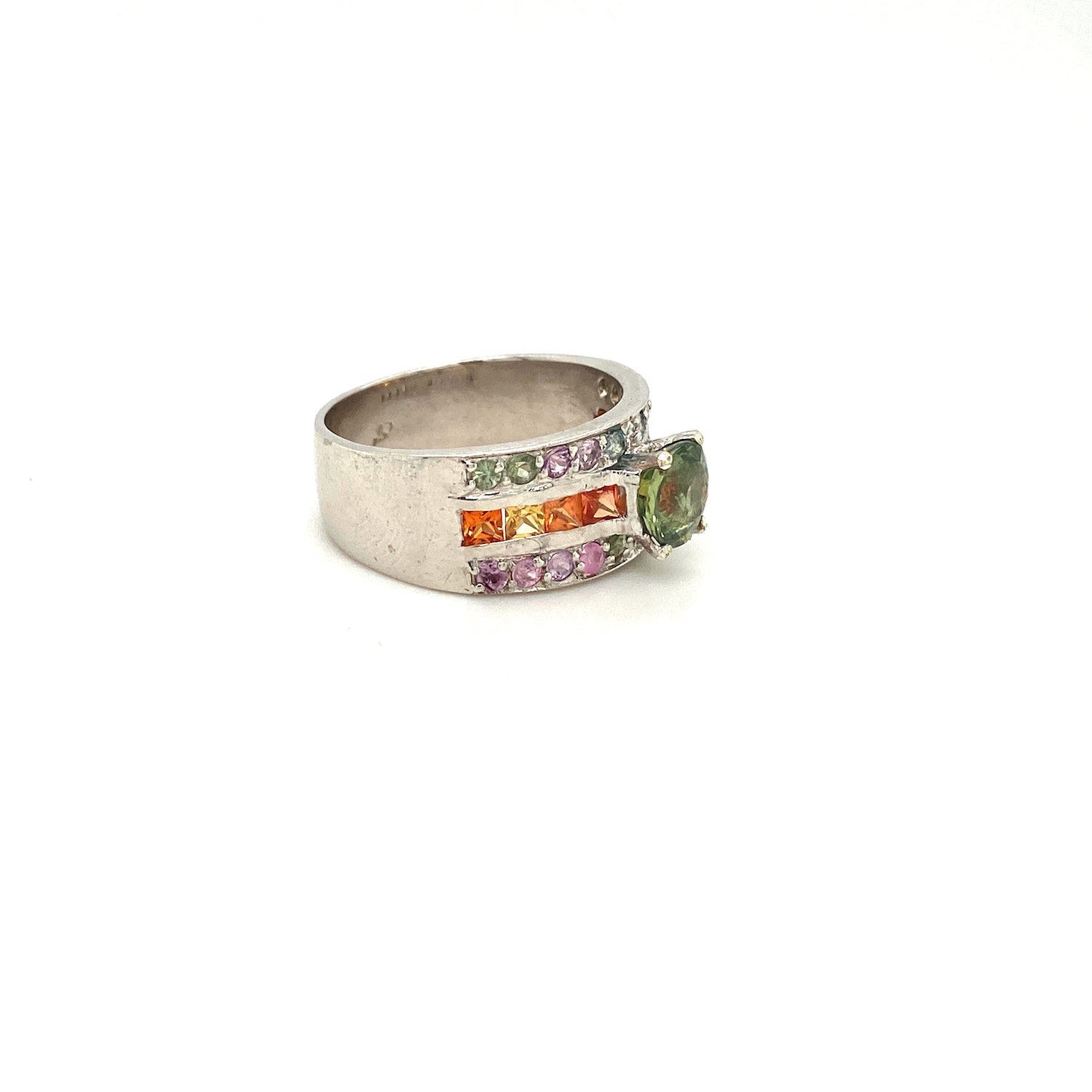 Multi Sapphire Ring in .925 Sterling Silver - KSR 19687 - Zyrola
