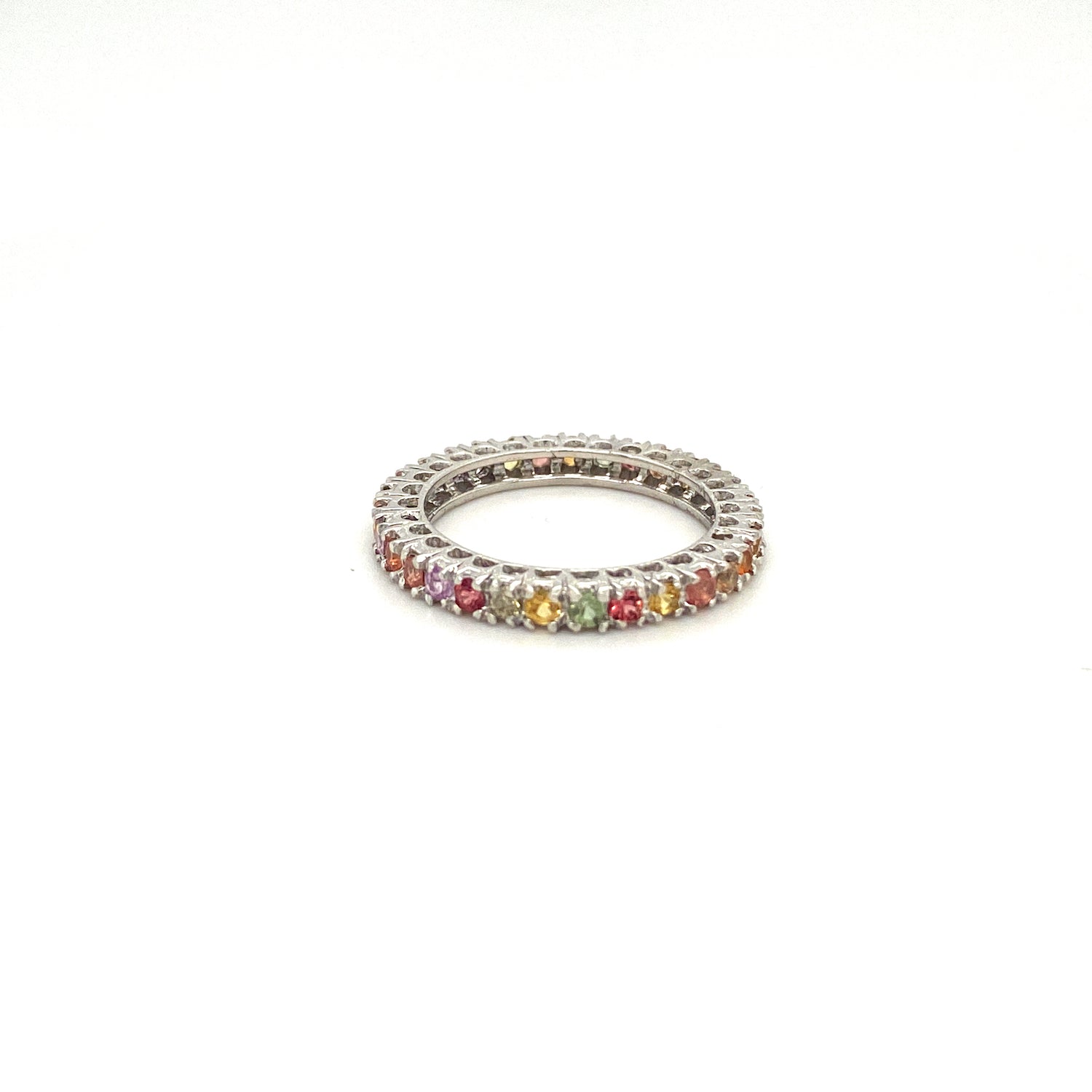 Multi Sapphire Ring in .925 Sterling Silver - KSR 19945 - Zyrola