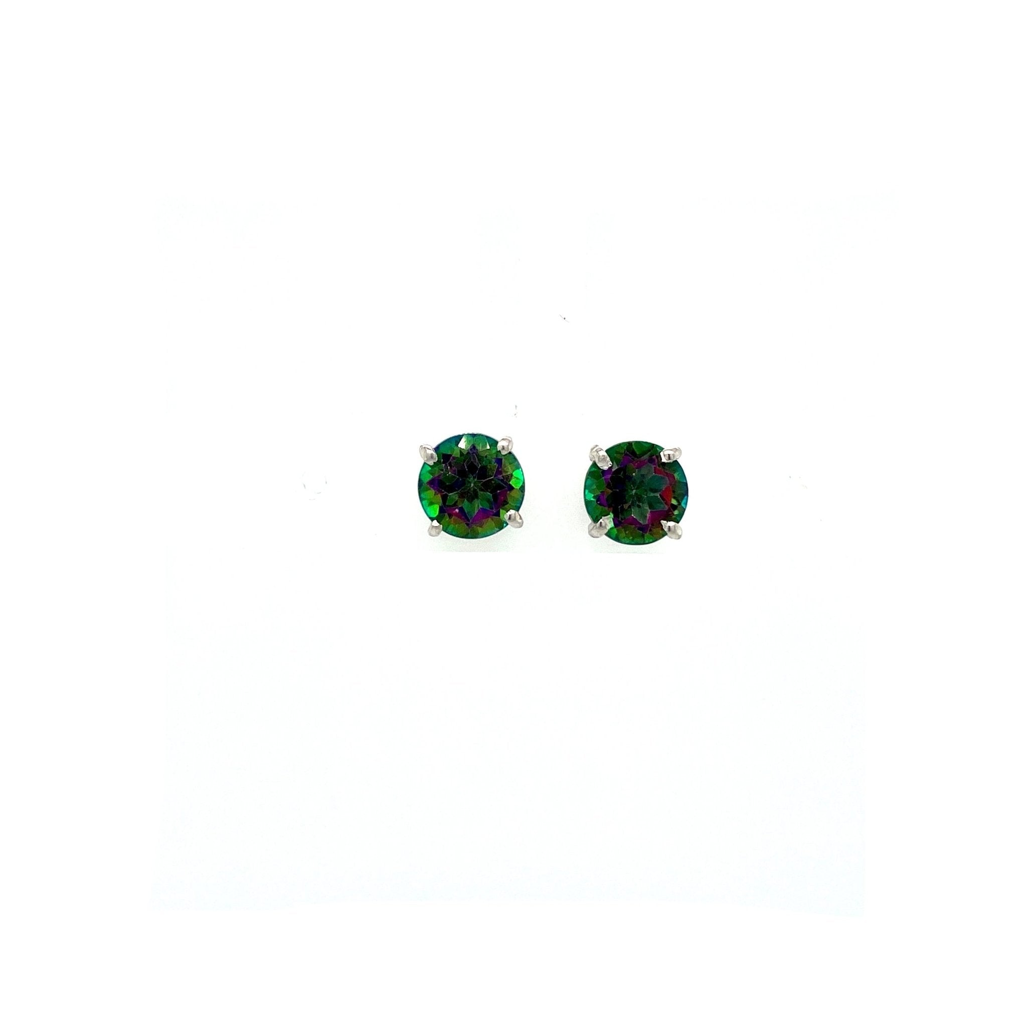 Mystic Topaz Earring in .925 Sterling Silver - KST 59802 - Zyrola