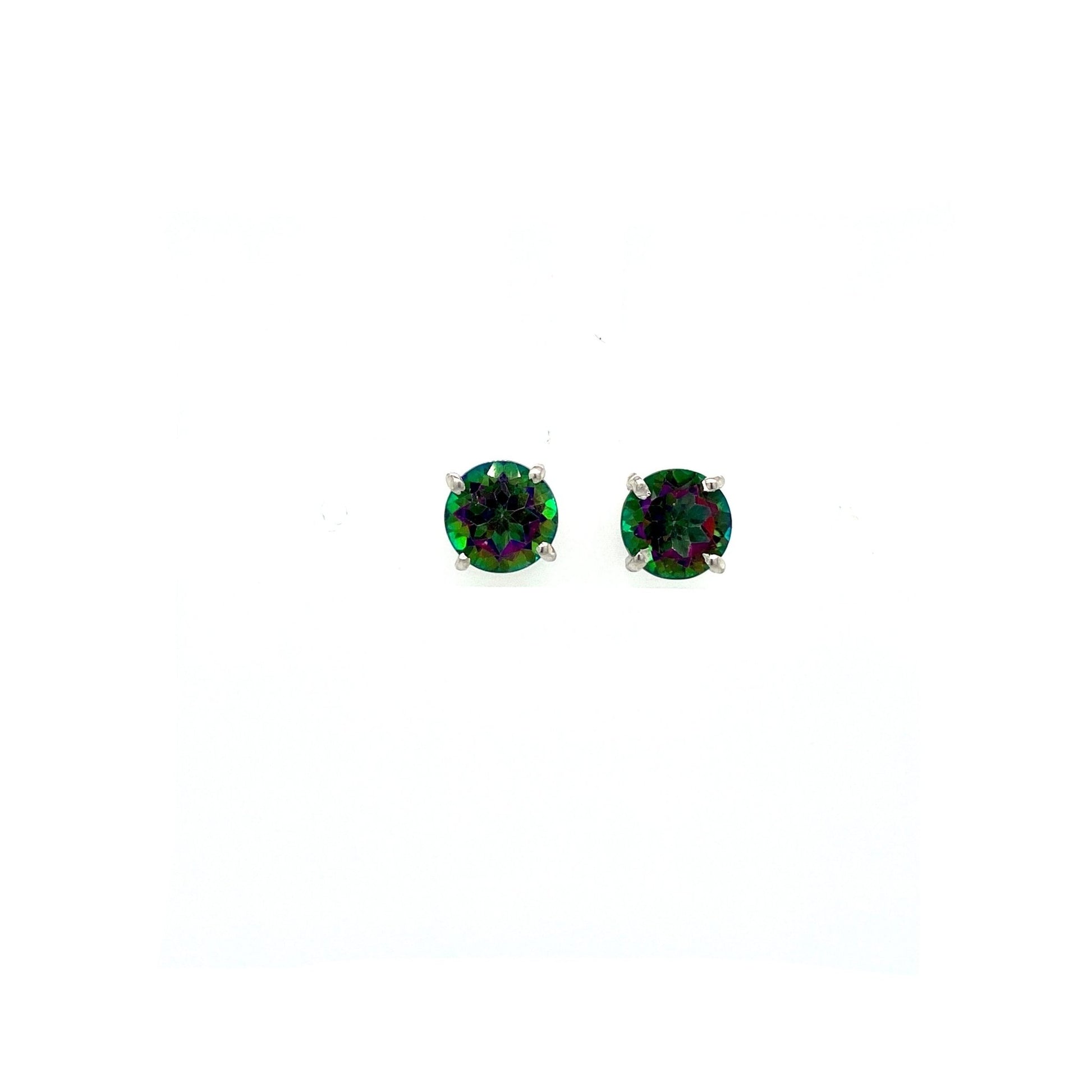Mystic Topaz Earring in .925 Sterling Silver - KST 59802 - Zyrola