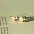Peach moonstone barbell - Zyrola
