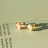 Peach moonstone barbell - Zyrola