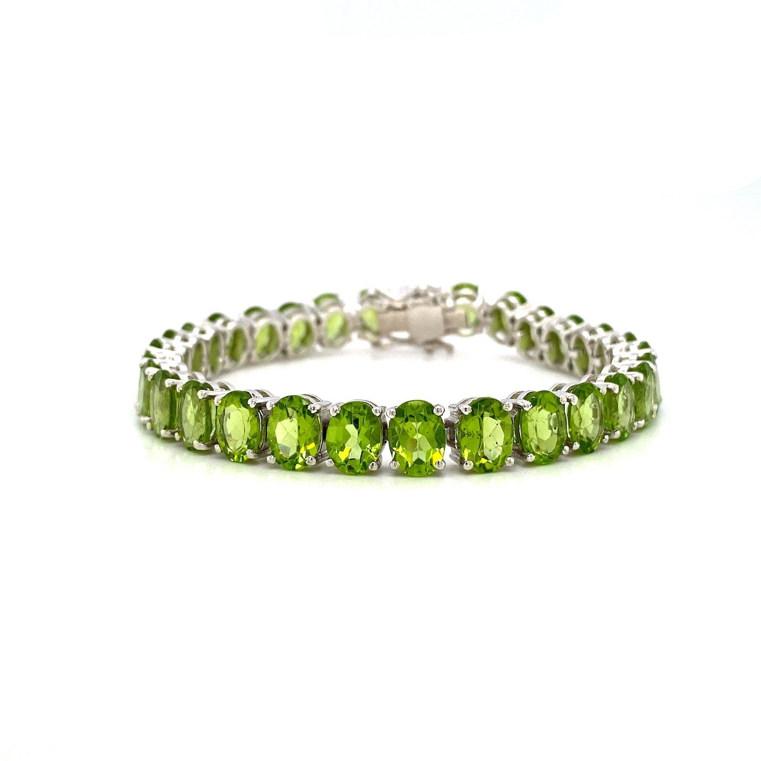 Peridot Bracelet in .925 Sterling Silver - KSD 43114 - Zyrola