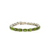 Peridot Bracelet in .925 Sterling Silver - KSD 44017 - Zyrola