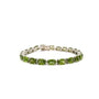 Peridot Bracelet in .925 Sterling Silver - KSD 44017 - Zyrola