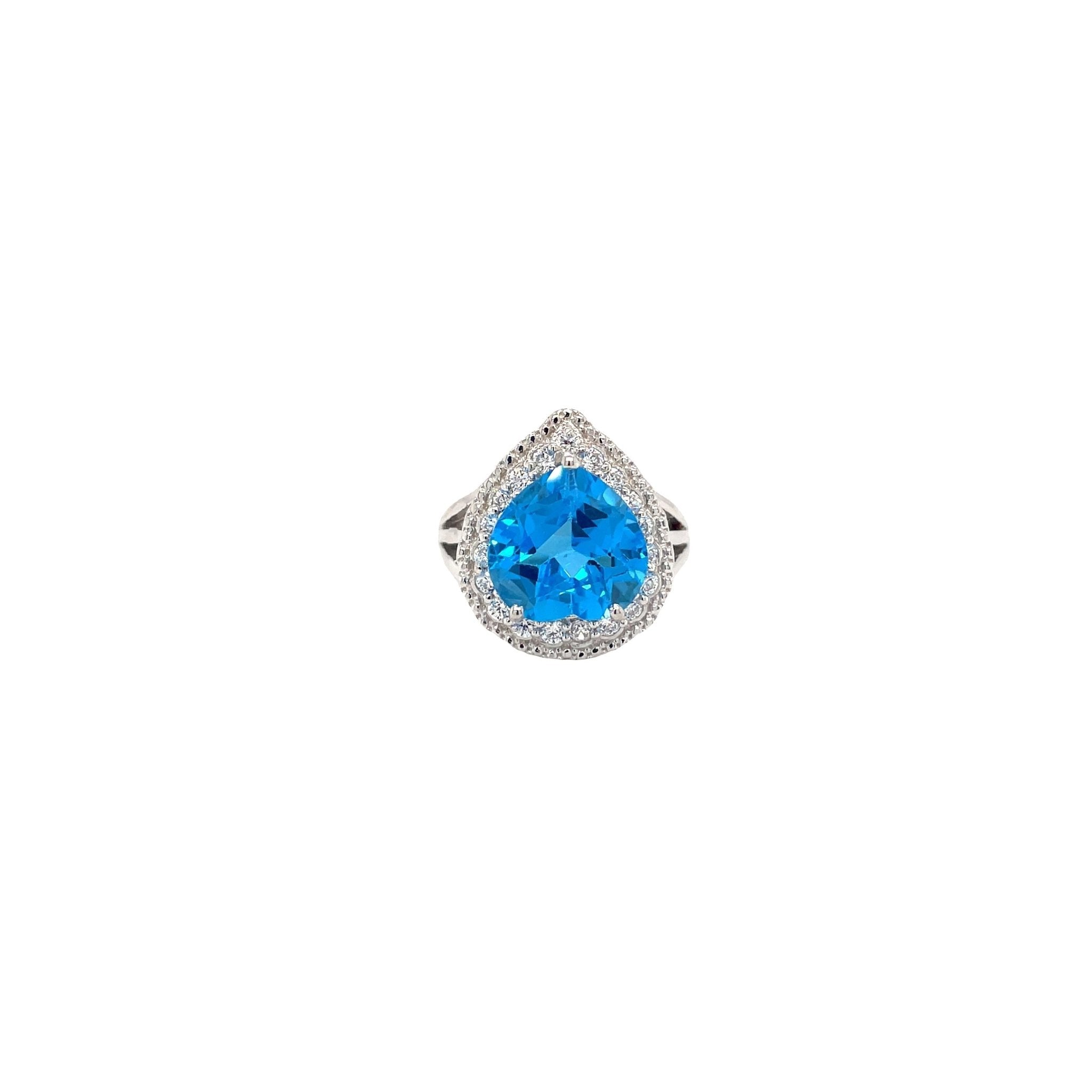 Peridot Ring In .925 Sterling Silver - KSR 14740 - Zyrola