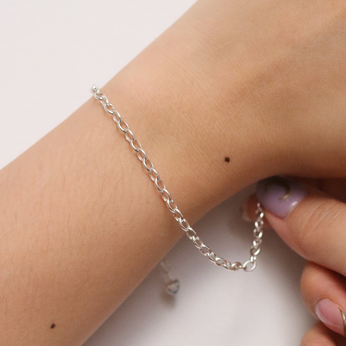Plain chain heart bracelet - Zyrola