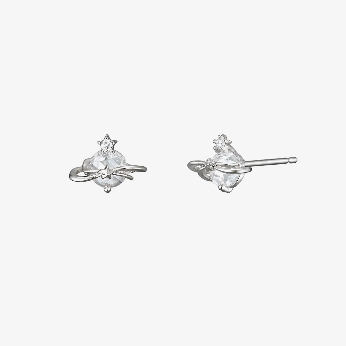 Princess saturn earrings - Zyrola
