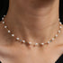 Rainbow pearl beads necklace - Zyrola