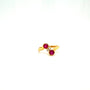 Ruby and Diamond Ring in 18K Yellow Gold - KGR 12422 - Zyrola