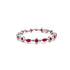 Ruby Bracelet in .925 Sterling Silver - KSD 46695 - Zyrola