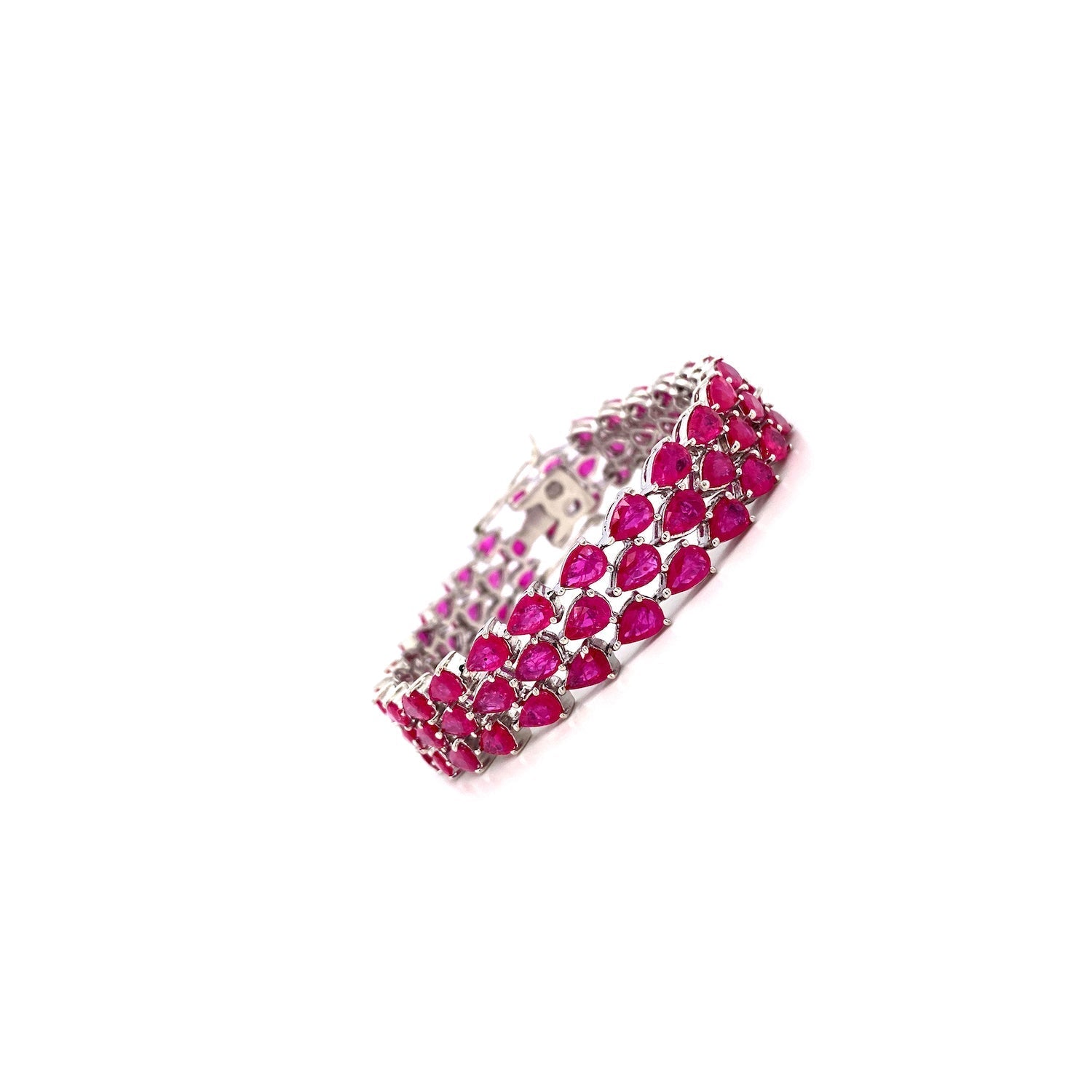 Ruby Bracelet in .925 Sterling Silver - KSD 4676 - Zyrola