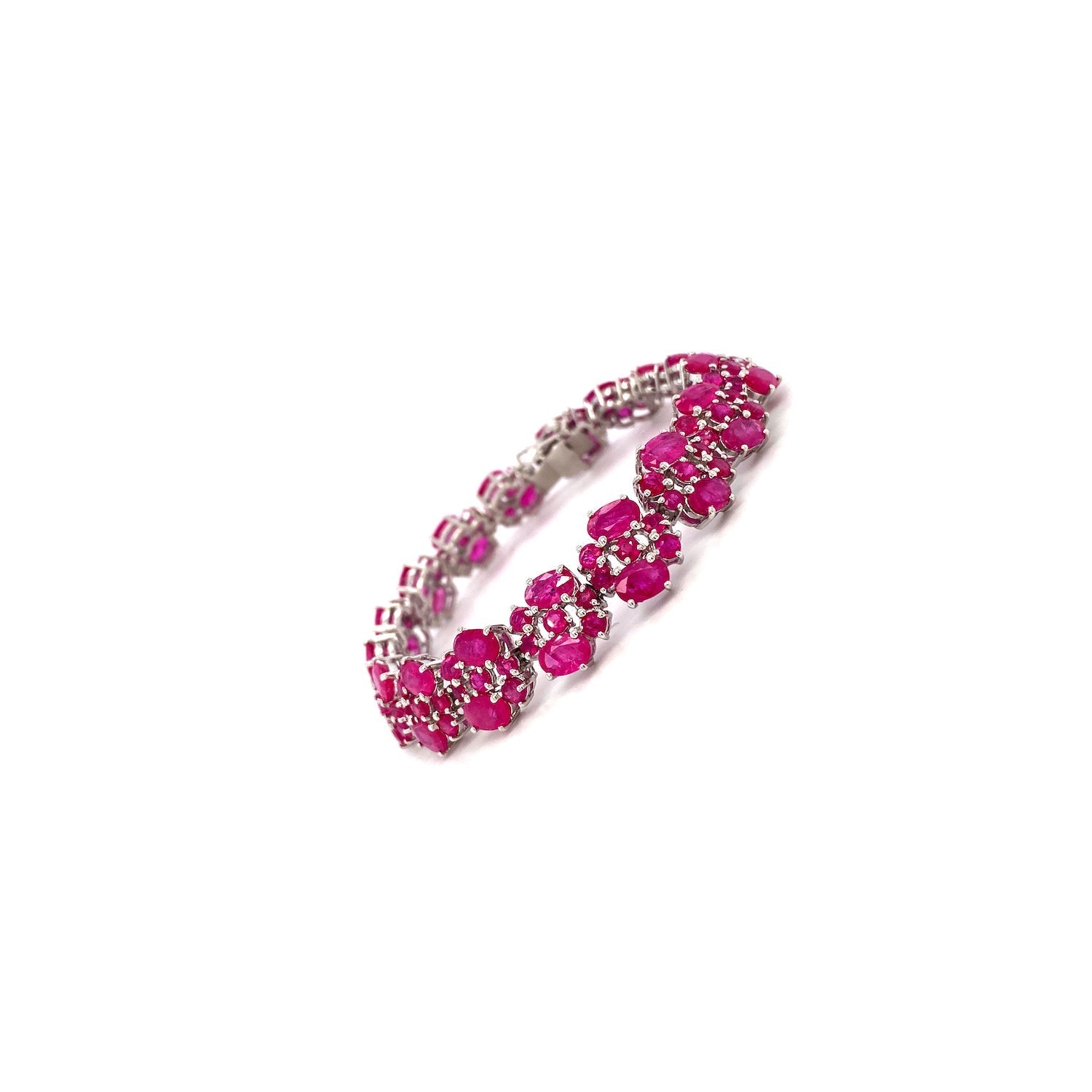 Ruby Bracelet in .925 Sterling Silver - KSD 4748 - Zyrola