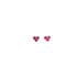 Ruby Earring in .925 Sterling Silver - KST 57122 - Zyrola