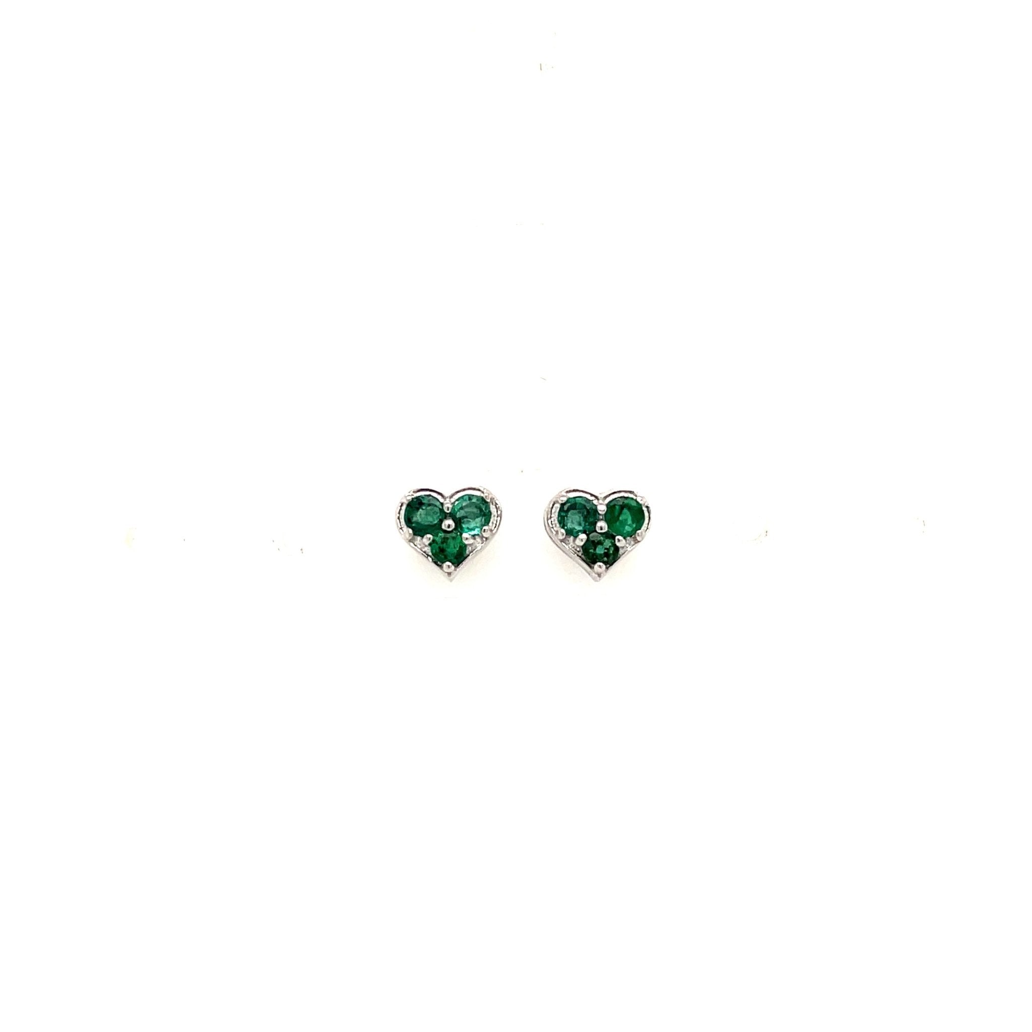 Ruby Earring in .925 Sterling Silver - KST 57122 - Zyrola