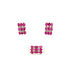 Ruby Jewellery Set in .925 Sterling Silver - KSS 6560 - Zyrola