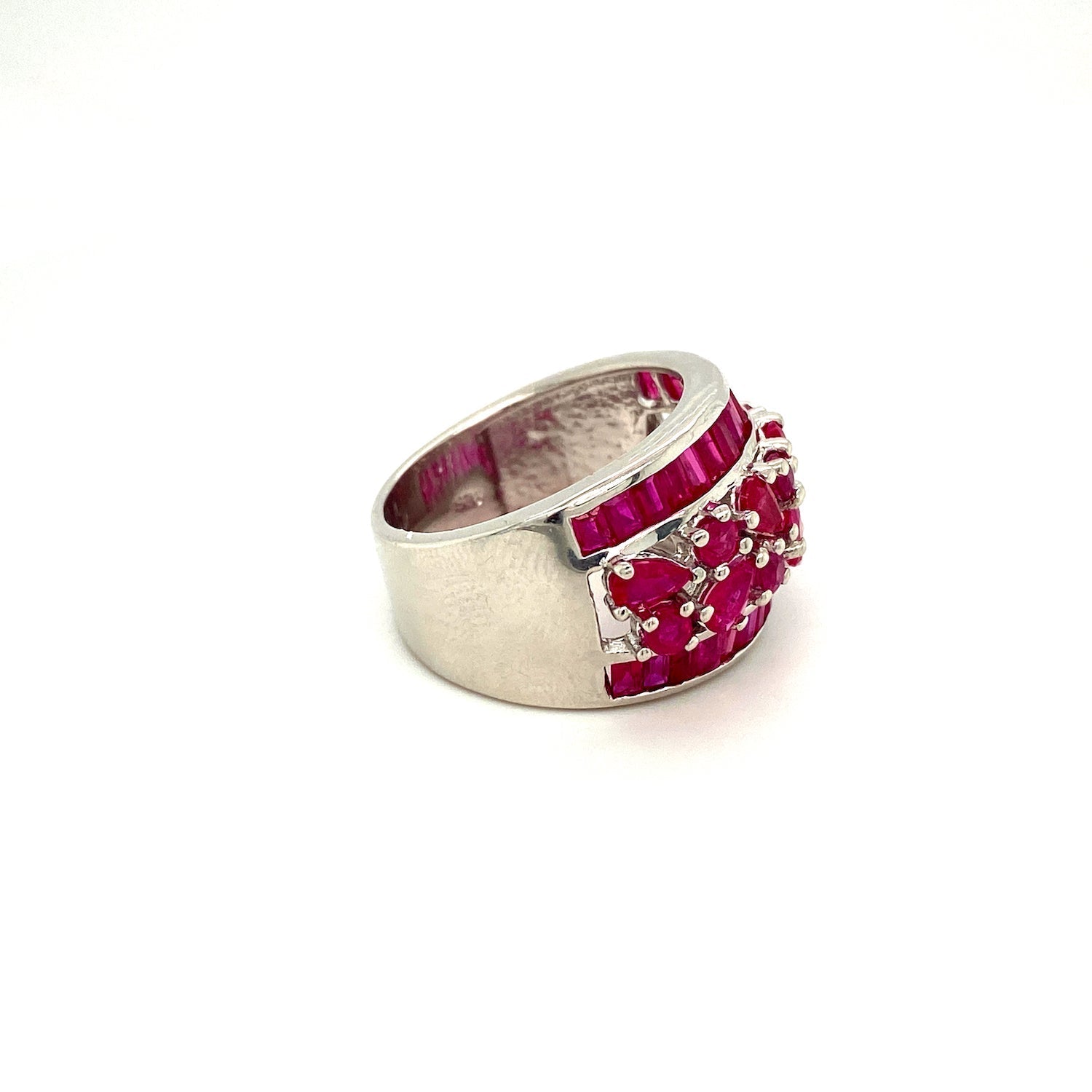 Ruby Ring in .925 Sterling Silver - KSR 13987 - Zyrola