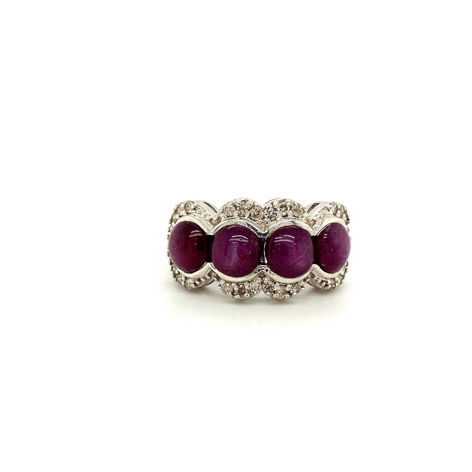 Ruby Ring in .925 Sterling Silver - KSR 14779 - Zyrola
