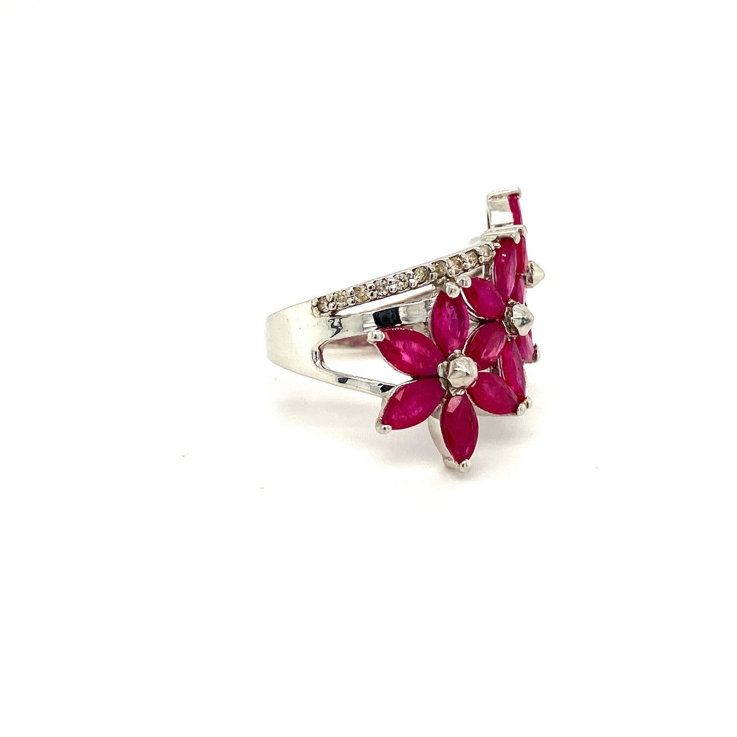 Ruby Ring in .925 Sterling Silver - KSR 15564 - Zyrola