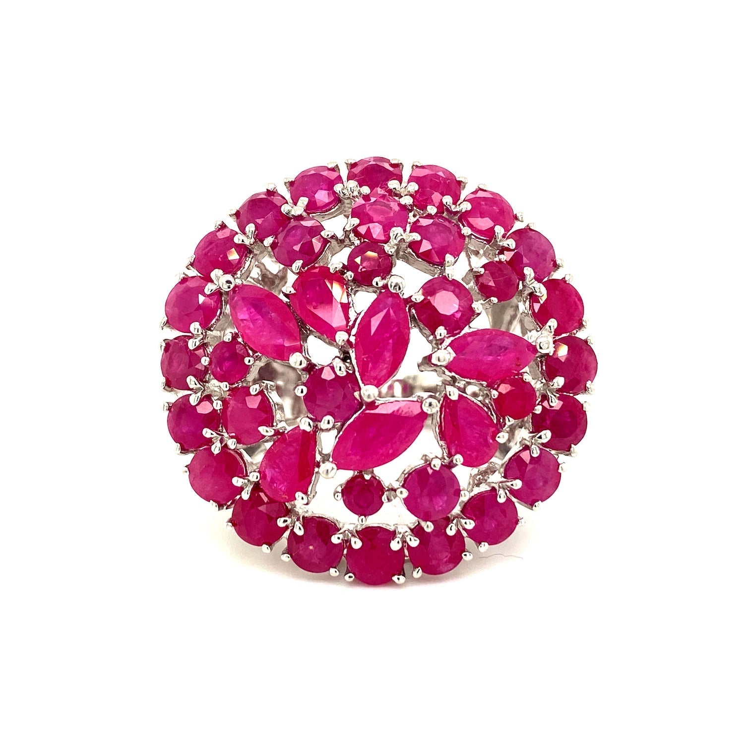 Ruby Ring in .925 Sterling Silver - KSR 19334 - Zyrola