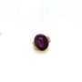 Ruby Star and Diamond Ring in 14K Yellow Gold - KGR 16174 - Zyrola