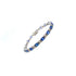 Sapphire and Diamond Bracelet in 14K White Gold - KGD 41486 - Zyrola
