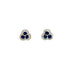 Sapphire and Diamond Earrings in 14K White Gold - KGT 33388 - Zyrola