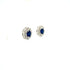 Sapphire and Diamond Earrings in 18K White Gold - KGT 33361 - Zyrola