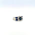 Sapphire and Diamond Ring in 18K White Gold - KGR 14858 - Zyrola