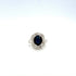 Sapphire and Diamond Ring in 18K White Gold - KGR 15091 - Zyrola