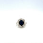 Sapphire and Diamond Ring in 18K White Gold - KGR 15091 - Zyrola