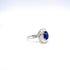 Sapphire and Diamond Ring in 18K White Gold - KGR 16532 - Zyrola