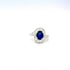 Sapphire and Diamond Ring in 18K White Gold - KGR 16532 - Zyrola