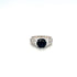 Sapphire and Diamond Ring in 18K White Gold - KGR 16570 - Zyrola