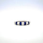 Sapphire and Diamond Ring in 18K White Gold - KGR 16758 - Zyrola
