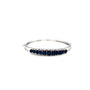 Sapphire Bangle in .925 Sterling Silver - KSD 46369 - Zyrola