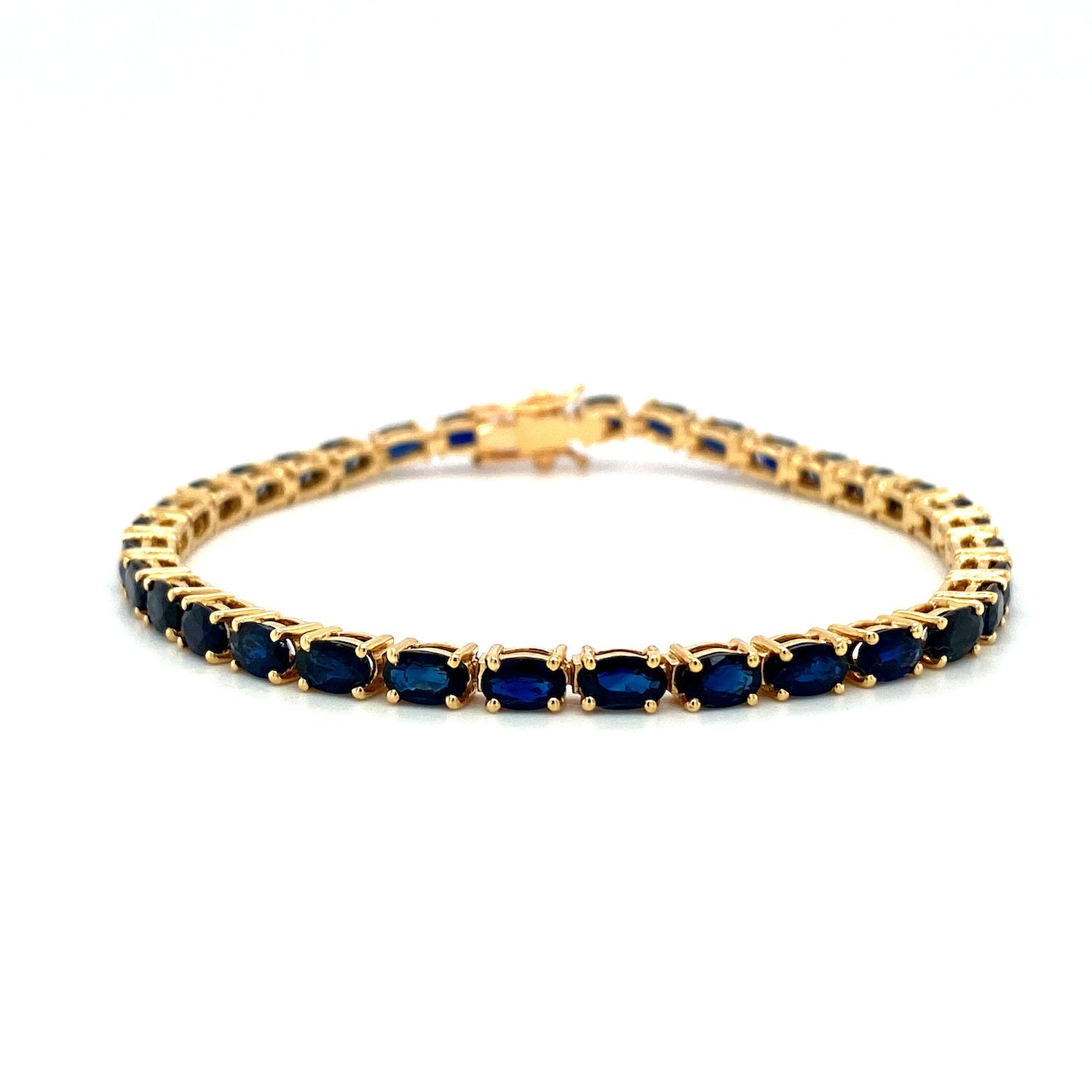 Sapphire Bracelet in 14K Yellow Gold - KGD 41526 - Zyrola