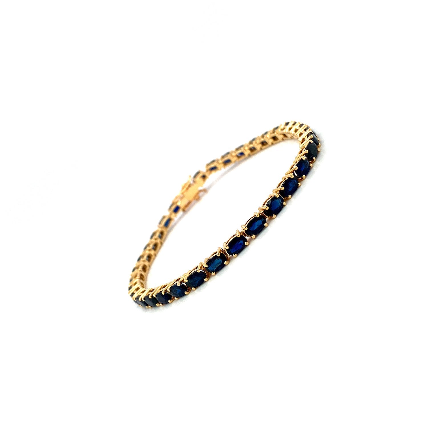 Sapphire Bracelet in 14K Yellow Gold - KGD 41526 - Zyrola