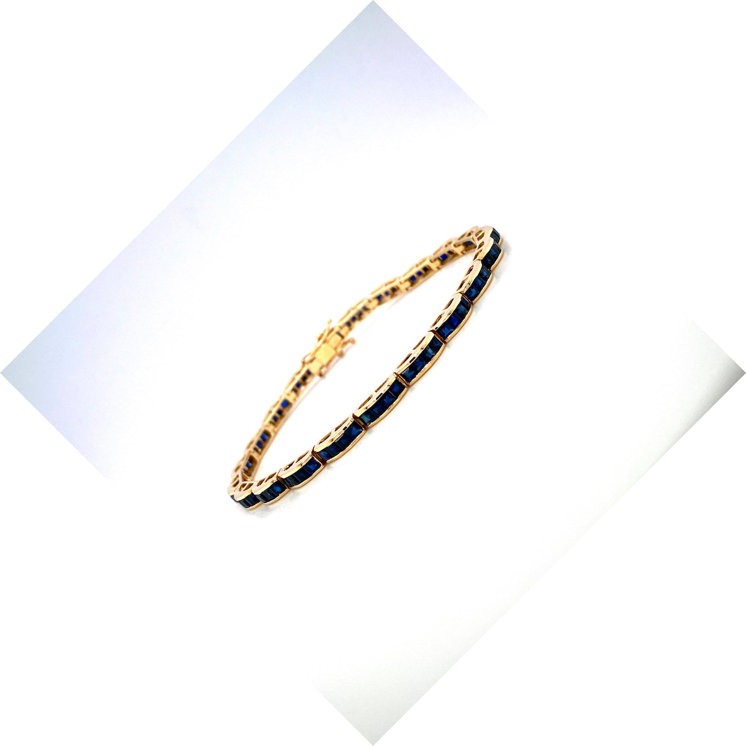 Sapphire Bracelet in 14K Yellow Gold - KGD 41539 - Zyrola