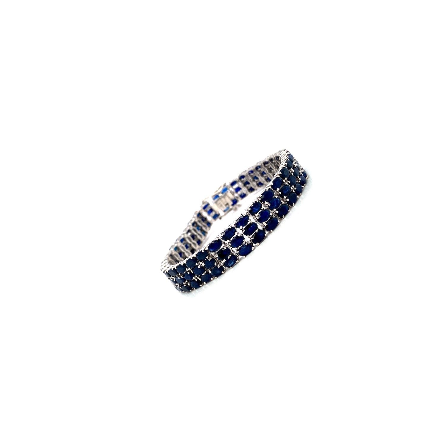 Sapphire Bracelet in .925 Sterling Silver - KSD 46363 - Zyrola