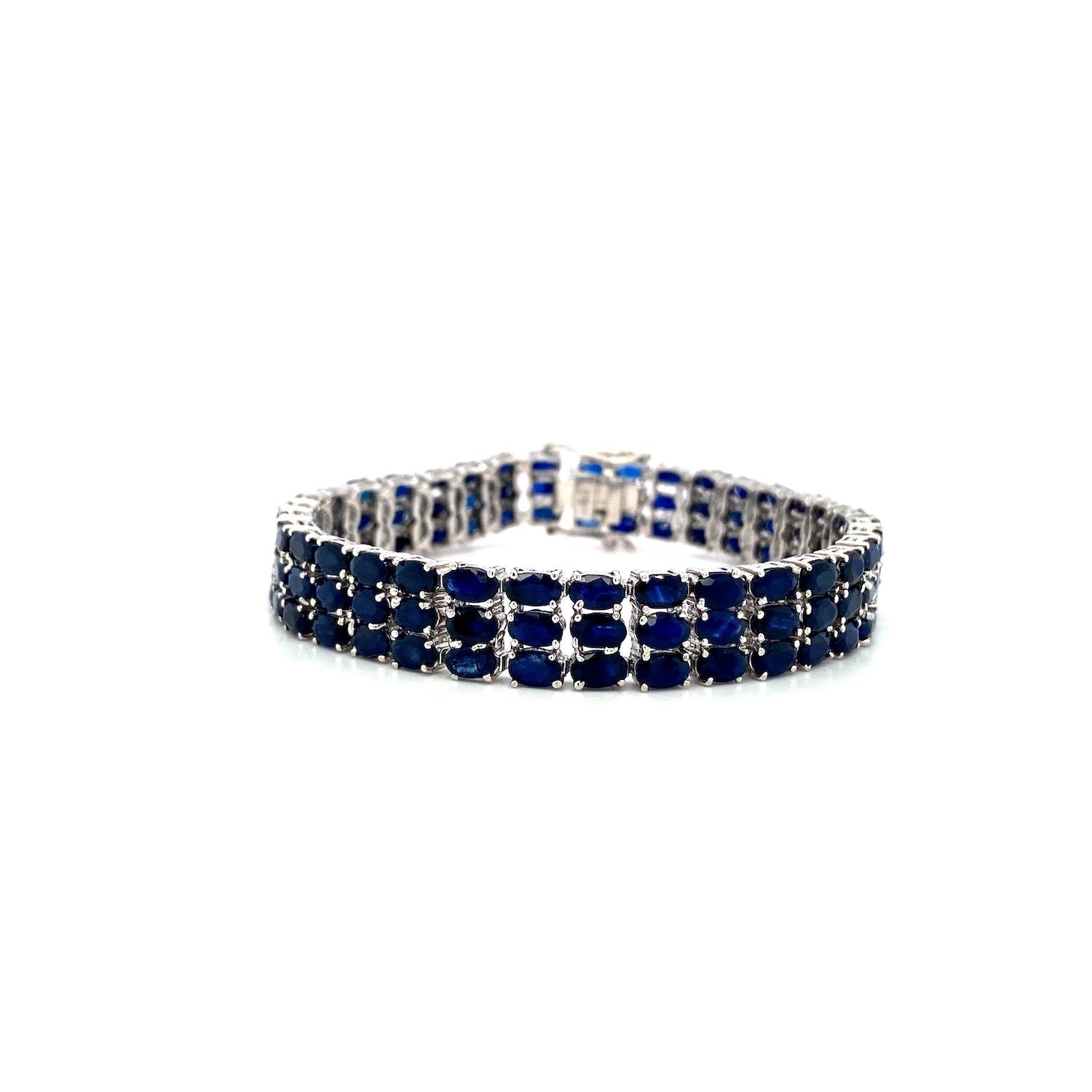 Sapphire Bracelet in .925 Sterling Silver - KSD 46363 - Zyrola