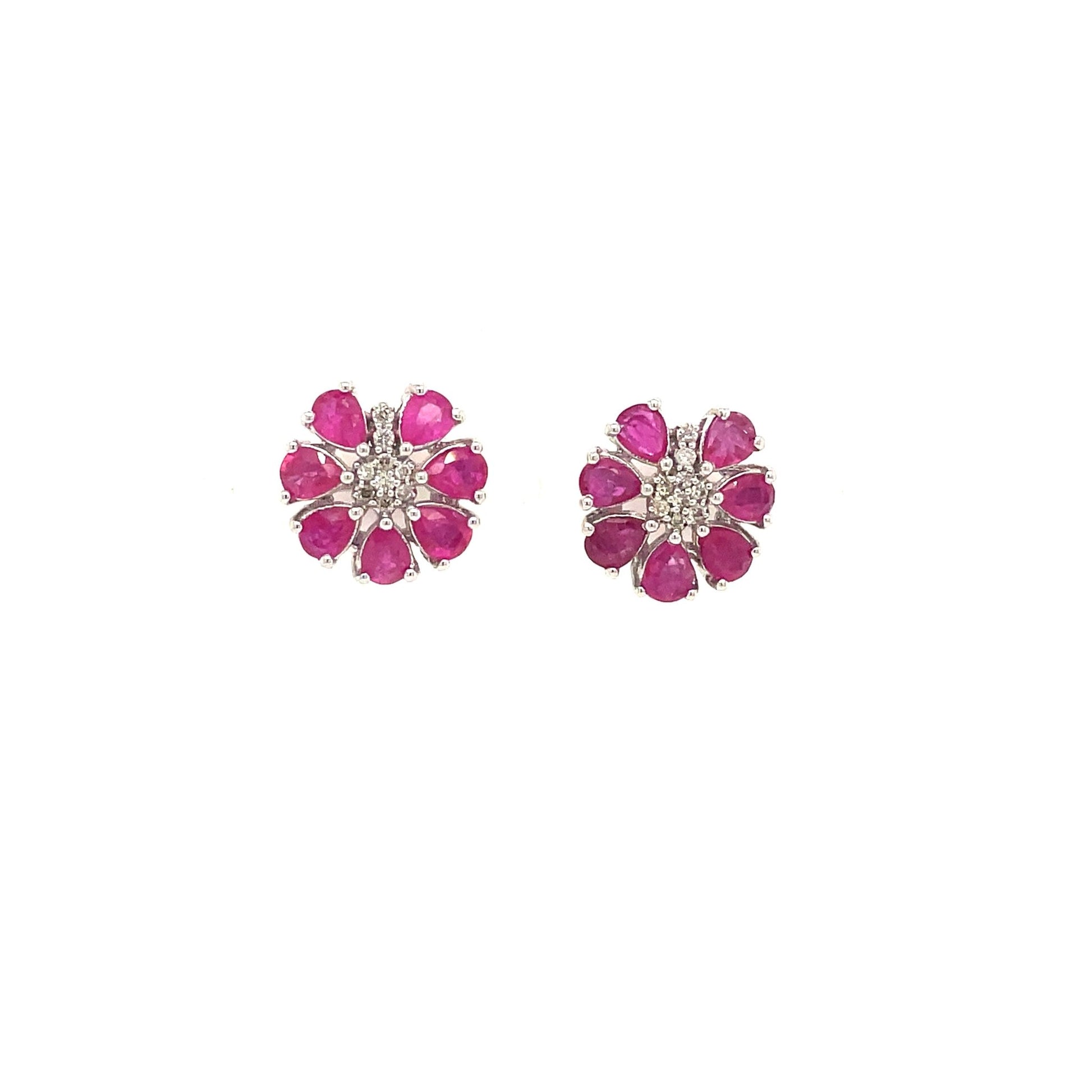 Sapphire Earring in .925 Sterling Silver - KST 58923 - Zyrola