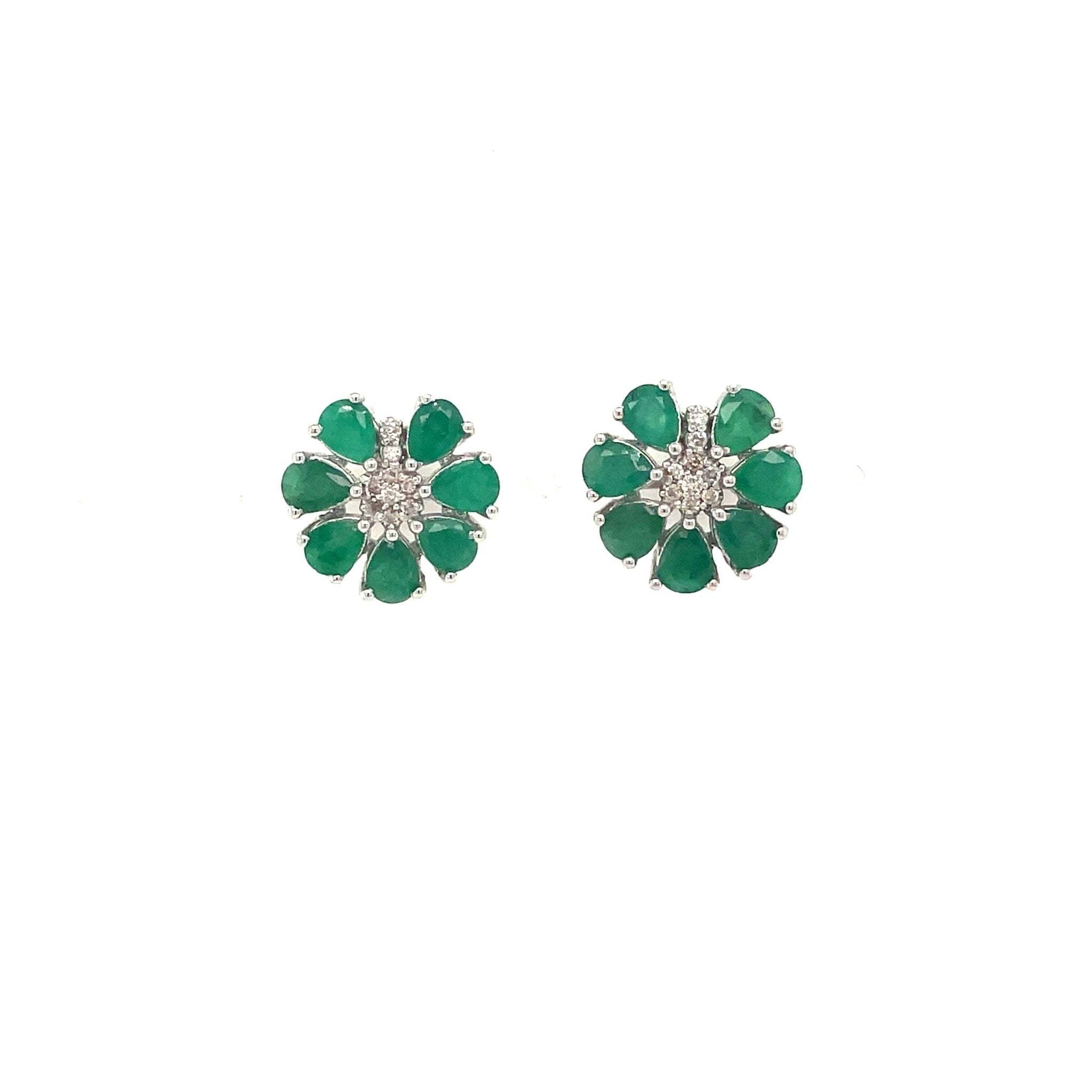 Sapphire Earring in .925 Sterling Silver - KST 58923 - Zyrola