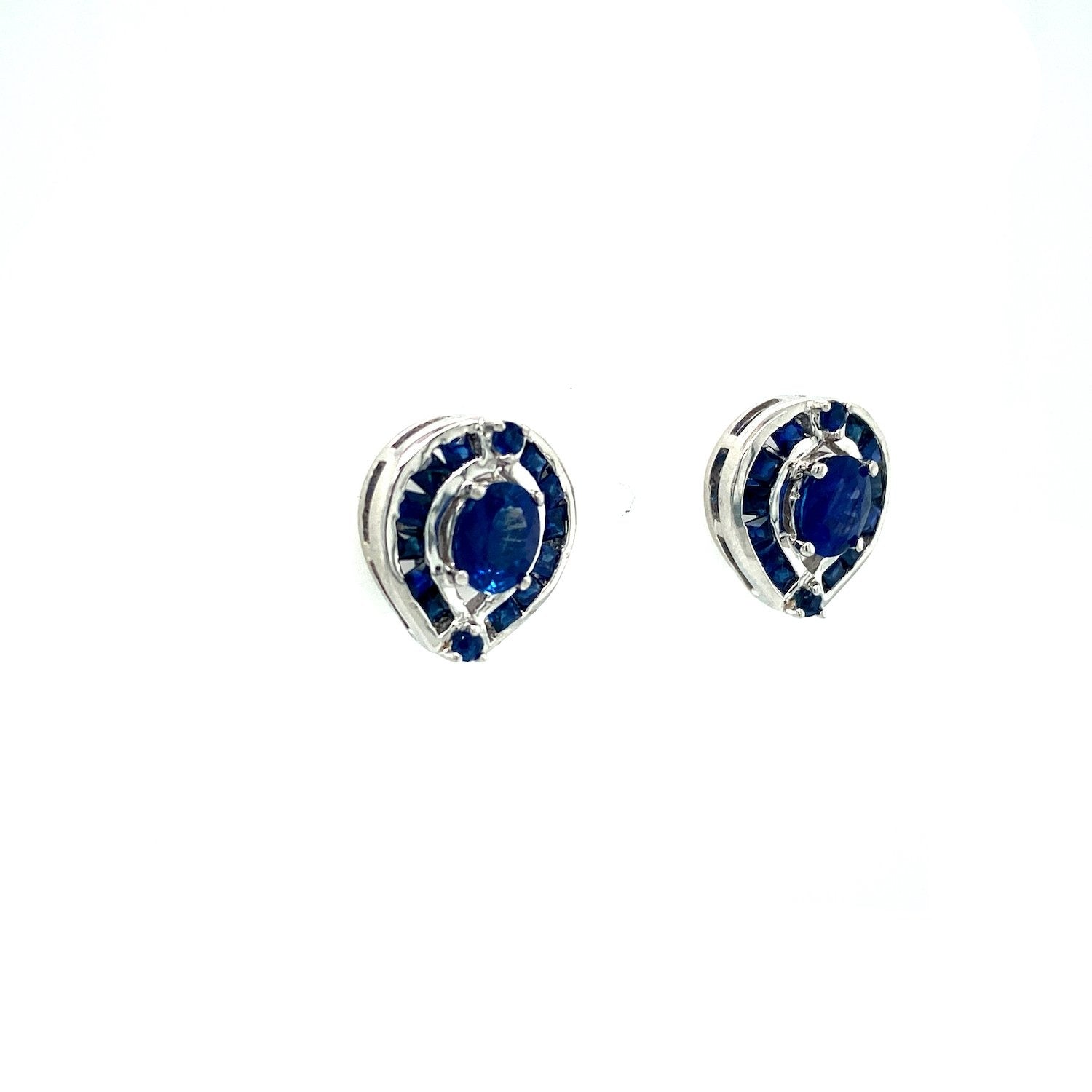 Sapphire Earring in .925 Sterling Silver - KST 59092 - Zyrola